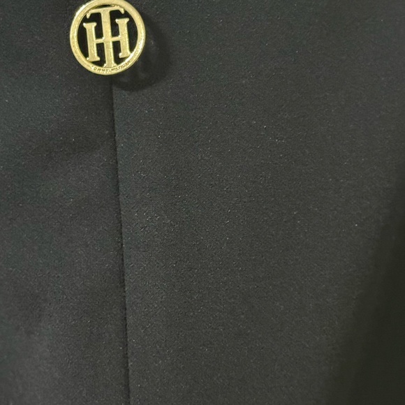 Tommy Hilfiger Navy and Yellow High Low Dress - Picture 4 of 4